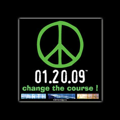 01.20.09&reg; Change the Course Peace Decals