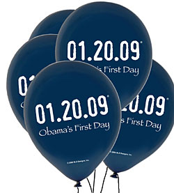 Obama's First Day 01.20.09 &reg; Balloons