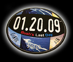 01.20.09&reg; Bush's Last Day Mouse pad